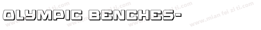 Olympic Benches字体转换